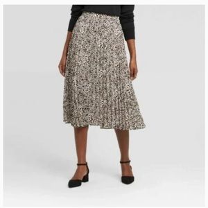 A New Day Pleated Skirt